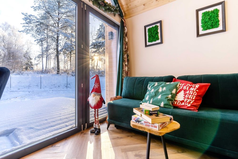 Domek nad jez. 6 os.- jacuzzi, pomost -  wolny termin na Trzech Króli