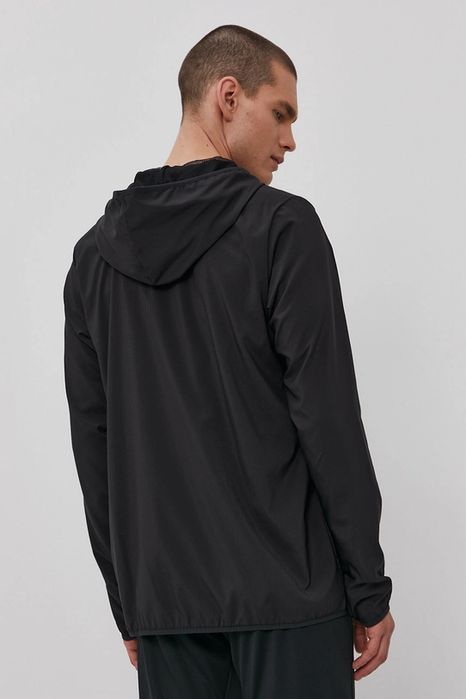 Kurtka wiatrówka czarna z logo Reebok L