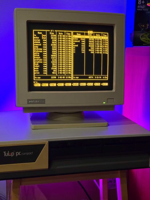 2x zabytek Tulip PC Compact vintage PC XT klon IBM 5160 retrocomputing