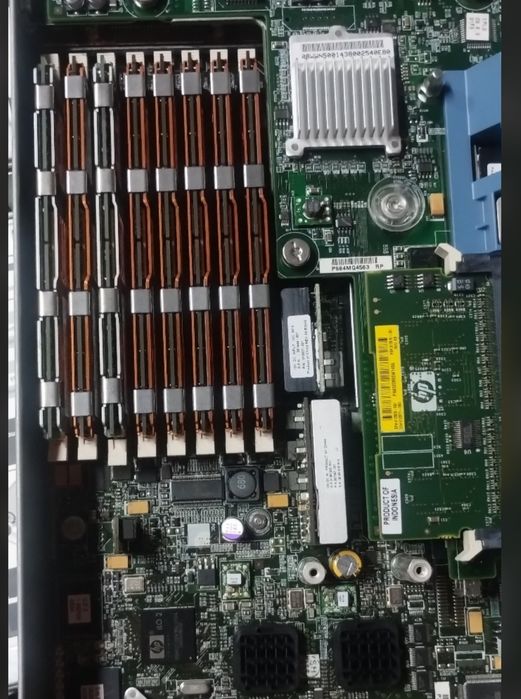 Блейд-комплект HP BladeSystem c3000 (Шасі 6U + 8 блейдів)