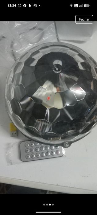Bola mágica LED.