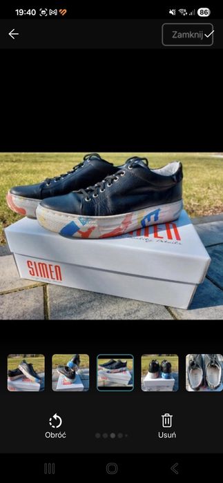Sneakersy trampki Simen