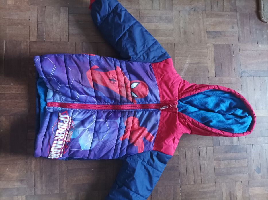 Casaco de criança homem aranha