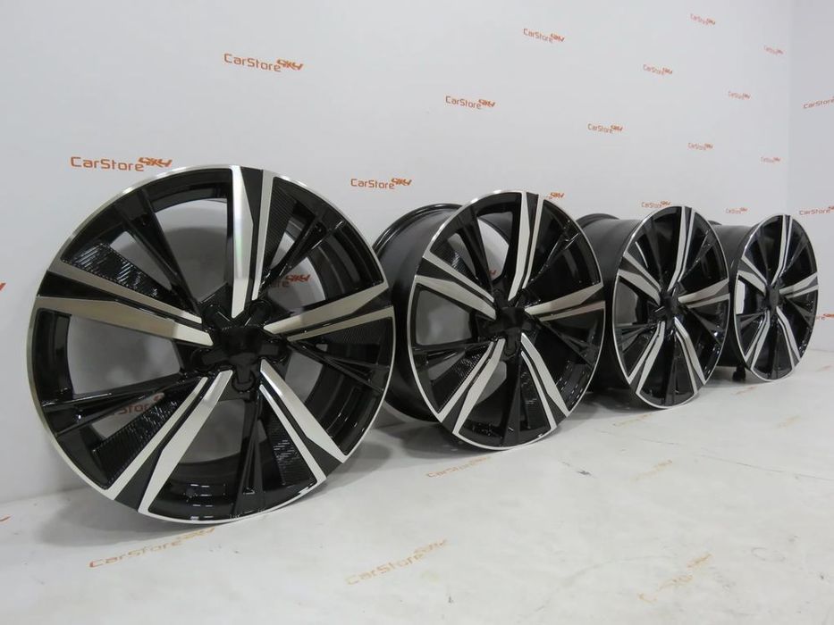 Jantes Look Peugeot GT Line 18 x 8 et 45 5x108 Preto + Polido