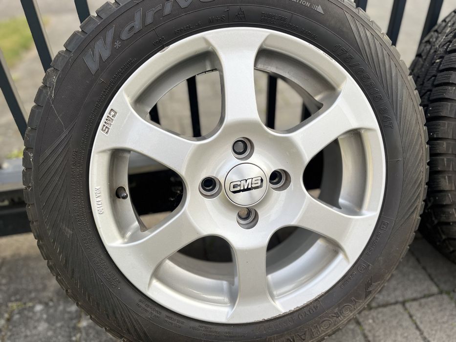 Felgi CMS, 15”, 4x100, 1000km przebiegu
