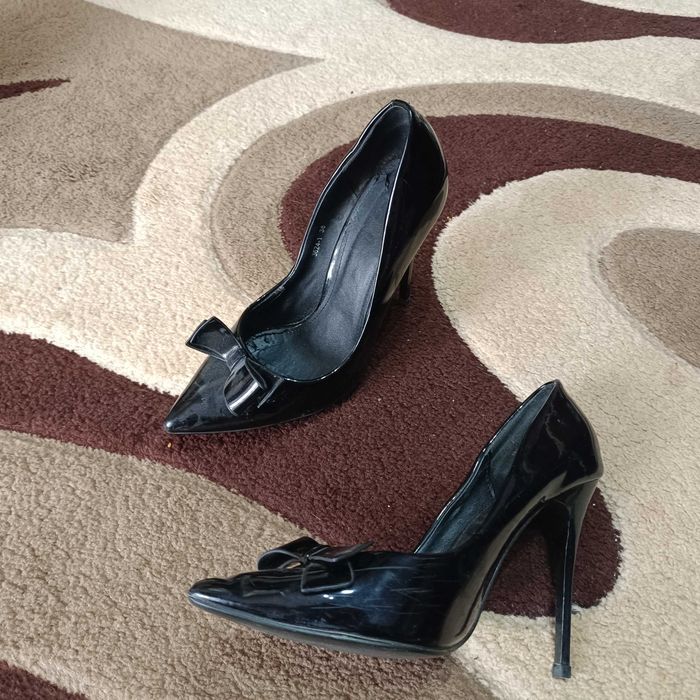 Buty na obcasie rozm 38 - kozaki botki szpilki sandały -  Zestaw 7 par