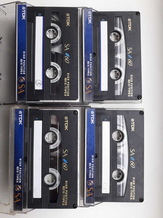 Кассета BASF Chrome90/Denon LX90/Philips Fs60/Oxus RS90/TDK SA60