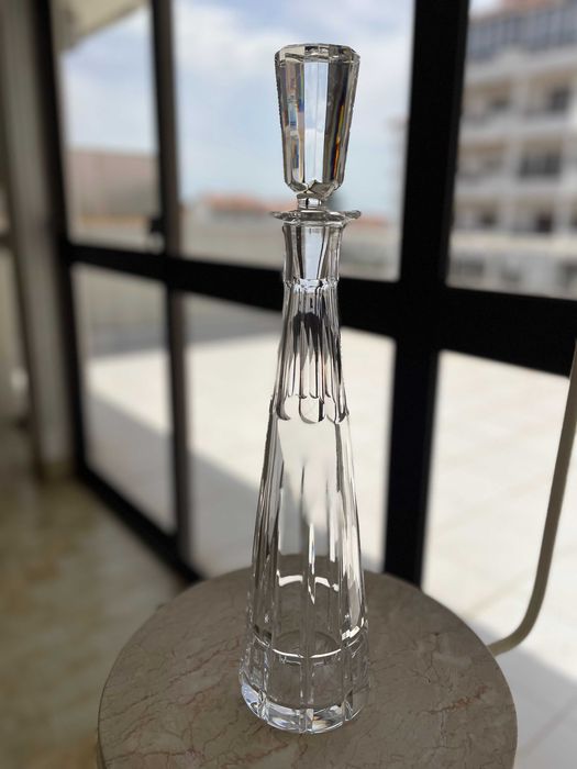 Garrafa/Licoreira em Cristal Lapidado –