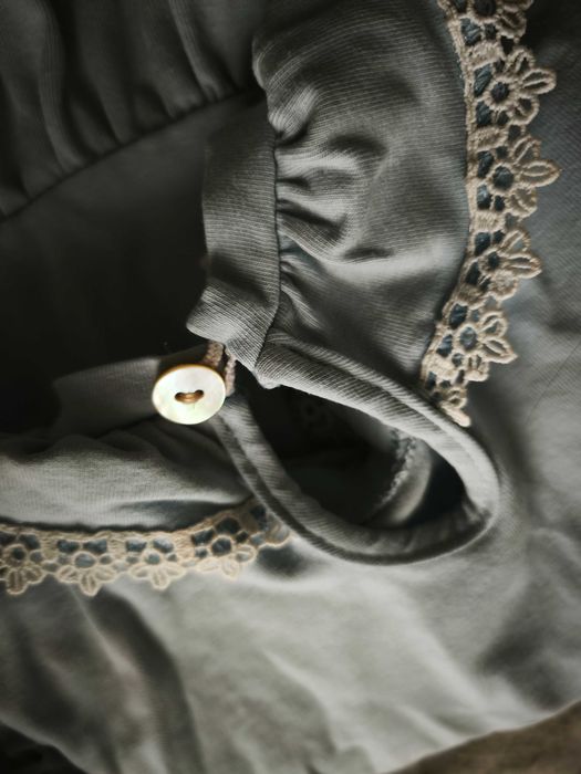 Sukienka bawełniana Helen 86 błękitna