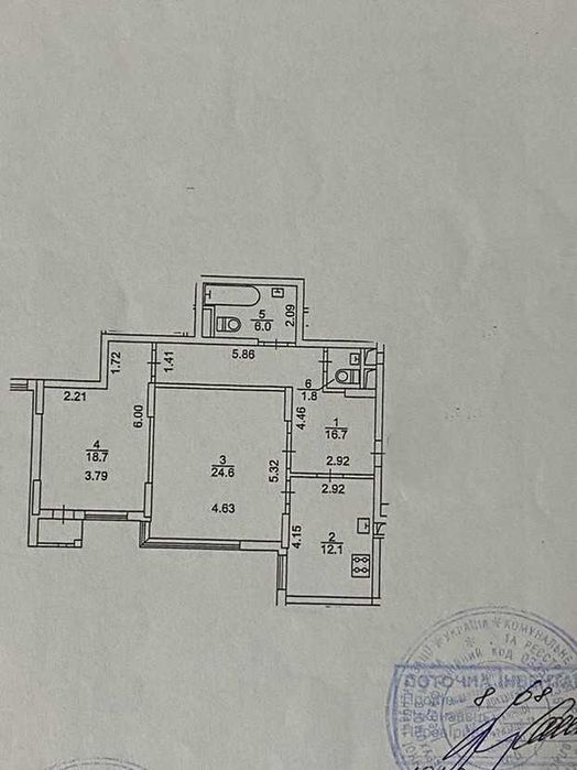 2-комнатная квартира по адресу (площадь 83 м²) - Atlanta.ua - фото 10