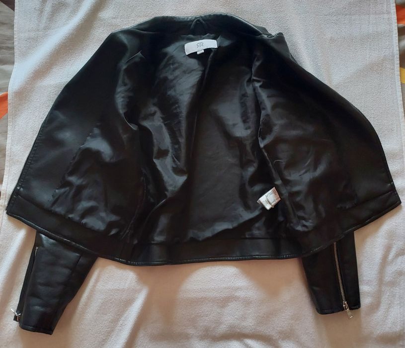 Casaco Estilo Motard Pele, 12A