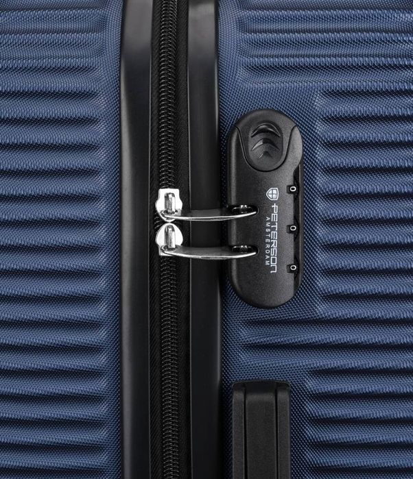 mała walizka kabinowa z tworzywa abs+ - peterson