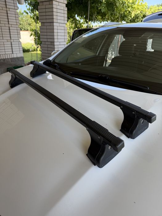 Багажник в штатні місця Thule Squarebar Evo Rapid для Volkswagen Caddy (mkIII) 2003-2020