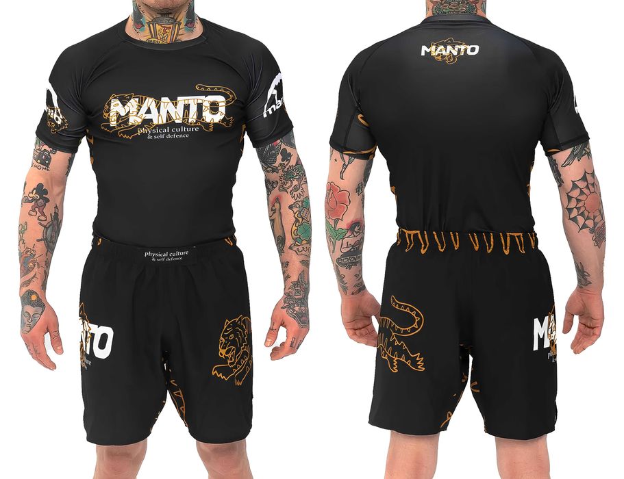 Рашгард Манто + Шорты мма (Комплект 2 в 1)