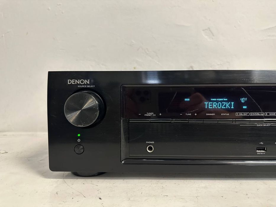 Amplituner AV Denon AVR-X520BT | 5.1 | 4K | Bluetooth | USB | HDMI | Pilot nie