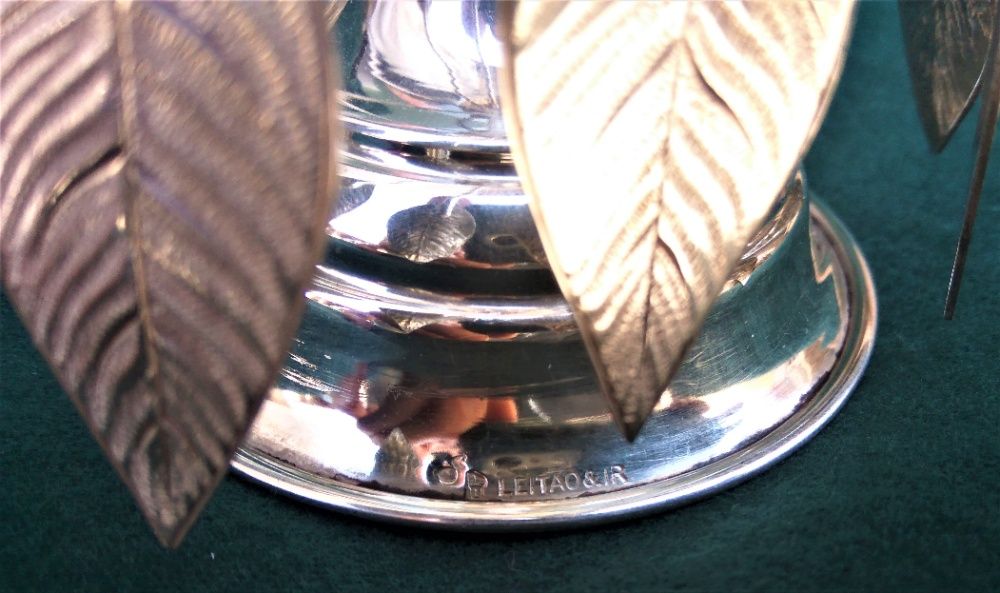 Paliteiro em Prata Leitão & Irmão