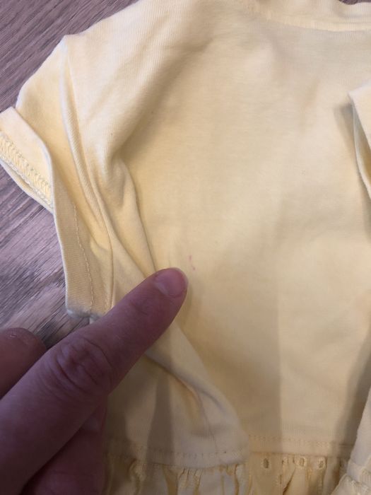 Żółta sukienka coccodrillo rozm 86