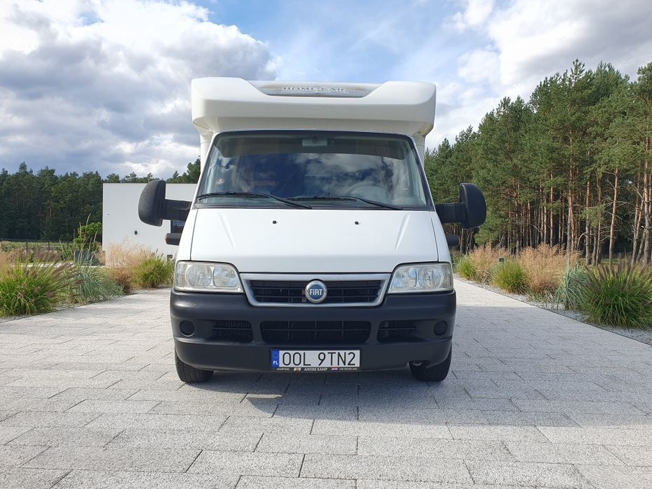 Fiat Ducato kamper 2.3 Multijet 120Ps 2006r 4x osoby Markiza Truma Prysznic Klimatyzacja jak nowy!!! 168tys km Solar Zarejstrowany w Pl