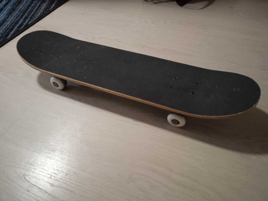 Deskorolka SK8MAFIA czarna/czaszki