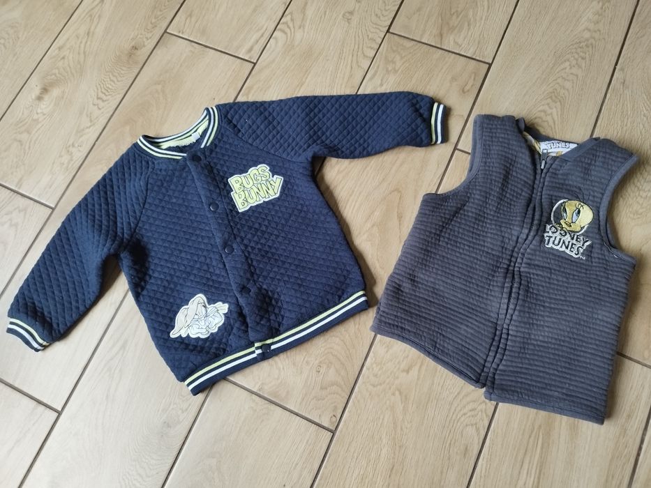 Bluza bomberka i bezrękawnik