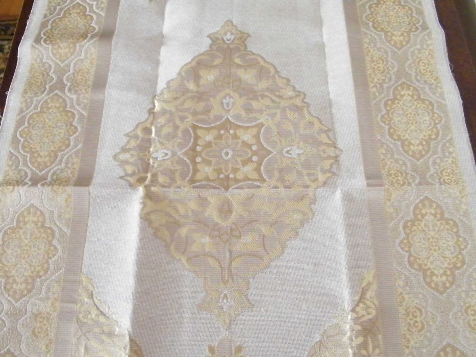 Bieżnik/ kilim złoto-beżowy