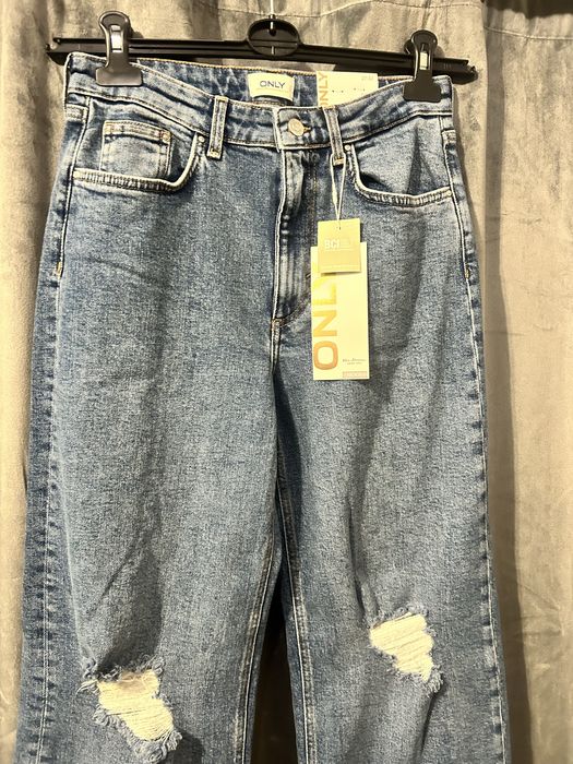 Spodnie damskie szwedy  jeansy ONLY nowe rozm 27/32