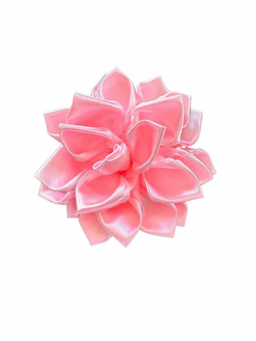 Spinka do Włosów Kwiat Różowa Elegancka Automat Rękodzieło