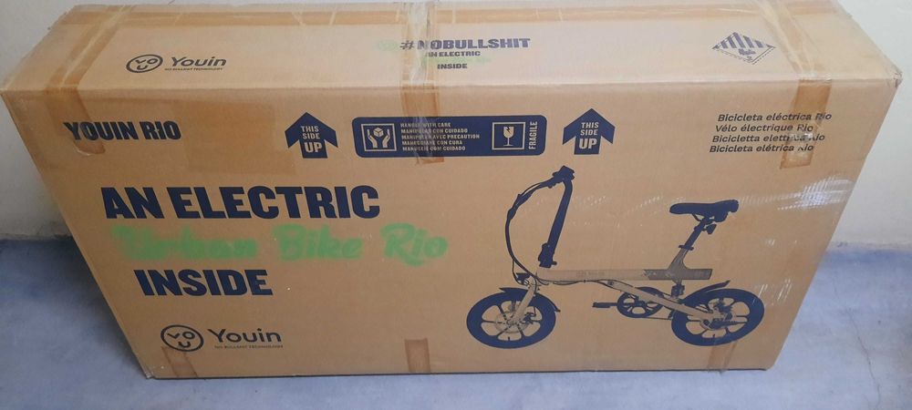 Bicicleta elétrica urbana Youin Rio