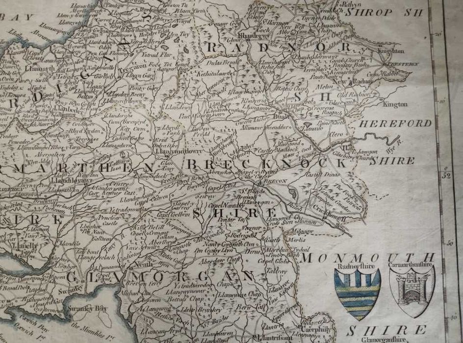 Mapa Antigo Bristol Channel