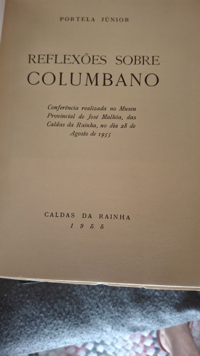 reflexões sobre Columbano 1955 Portela Junior Caldas Rainha