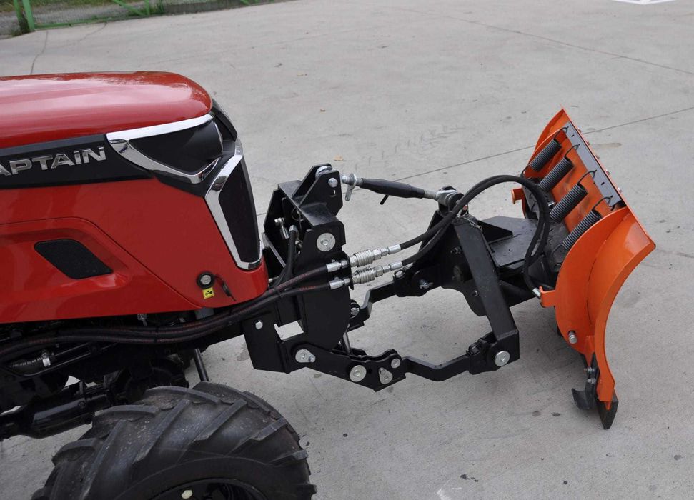 Pług do śniegu prosty lemiesz odśnieżny na tuz płytę czołową sterowany