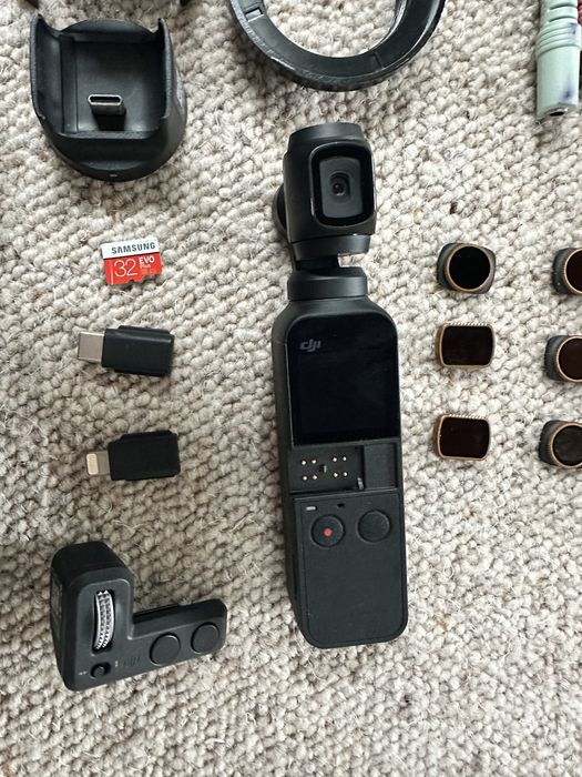 Mega Zestaw Vloga: DJI Osmo Pocket 1+ Mikrofon Rode + Masa Akcesoriów!