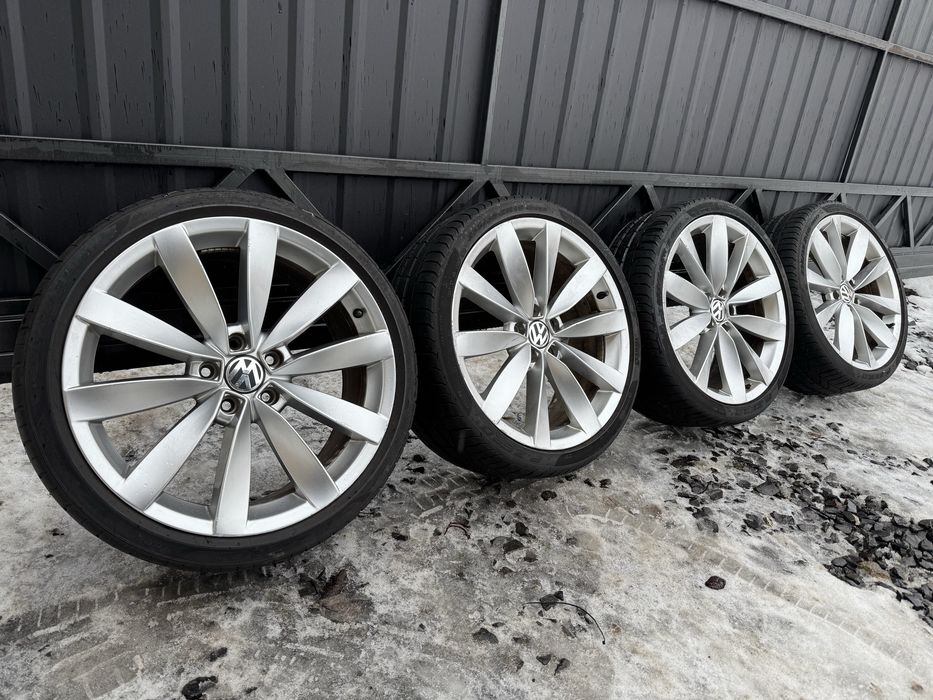 Колеса, диски 5 112 R19 Volkswagen. R line