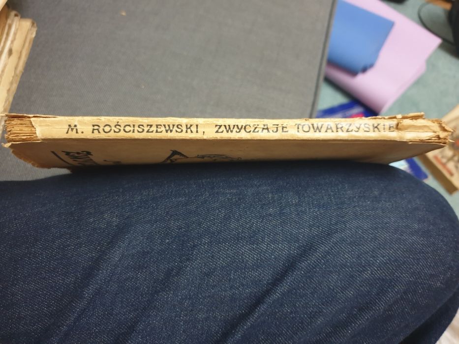Zwyczaje Towarzyskie Mieczysław Rościszewski 1921r