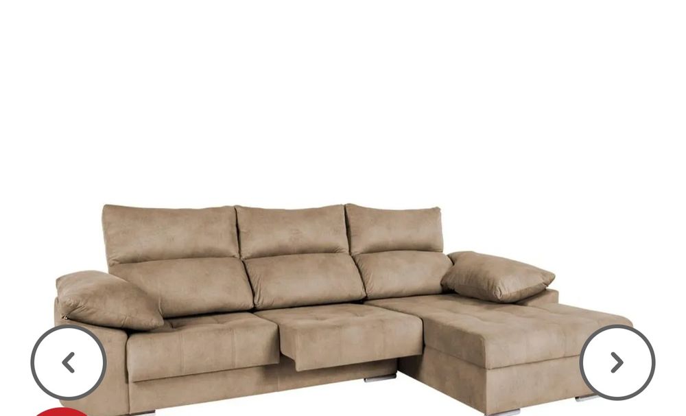 Sofa de 3 lugares , chaise loungue  lado esquerdo com IMPERMEABILIZAÇÃO