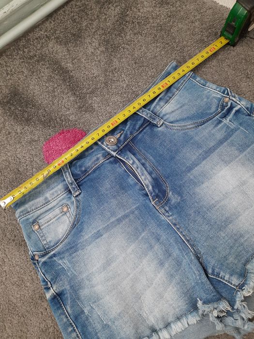 Jeansy krótkie spodenki