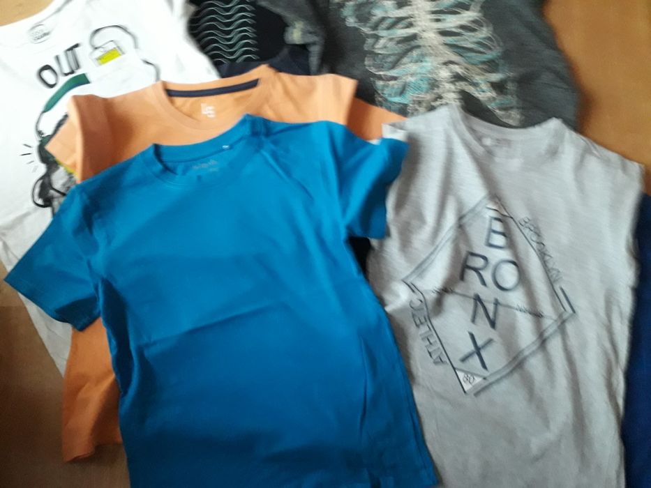 Koszulki 9 szt. bluzeczki t-shirt 134/140