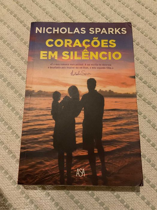 Livros Nicholas Sparks - 3 unidades