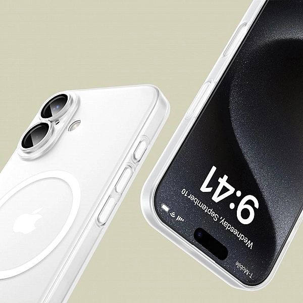 Tech-Protect Magslim Magsafe Iphone 16 Matte/White