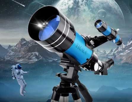 Telescopio astronomico alta potencia estrelas galaxias lua tripé NOVO