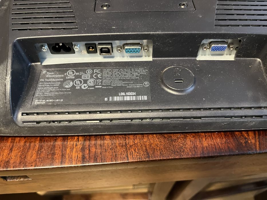 Elo 1515L POS E399324  monitor dotykowy