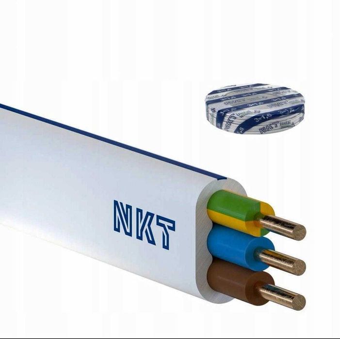Przewód NKT 3x2,5 /3x1,5 YDYp 4x1,5 5x1,5 5x2,5 Kabel 5x4 5x6 YKY