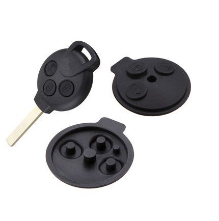 Borracha para chave Mercedes 3 botoes Smart fortwo II