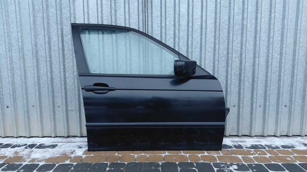 Kompletne Drzwi prawy przód bmw e46 COSMOSSCHWARZ METALLIC 303/9