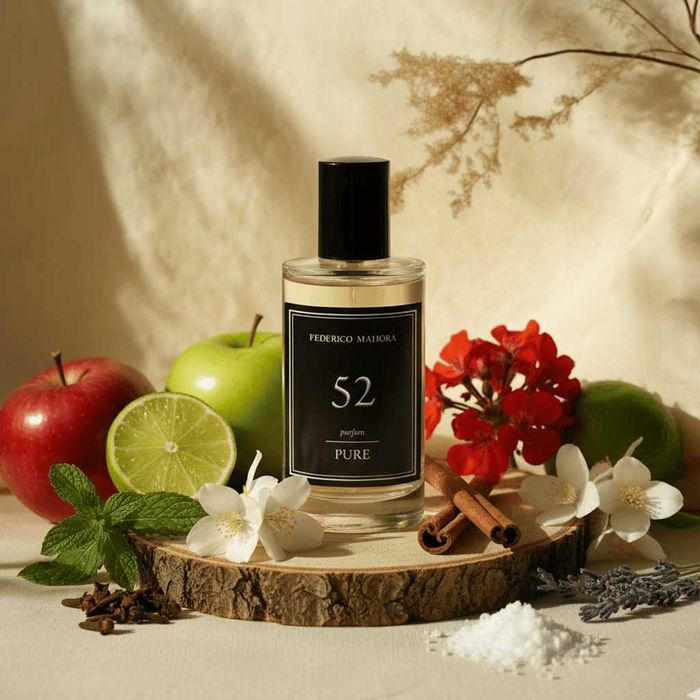 Perfumy męskie FM 52 Pure 20% 50ml Orientalne Jabłko Mięta Geranium Lawenda