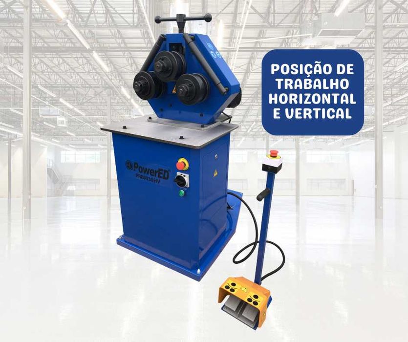 Curvadora eléctrica Três Rolos para Dobrar Tubos 230V JL20