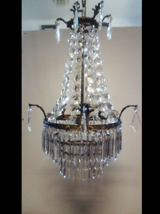 lindo antigo lustre - a funcionar