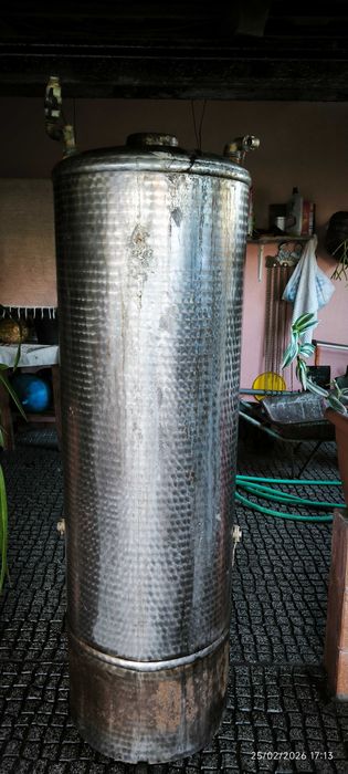 Bailarina de 150l em aço inoxidável