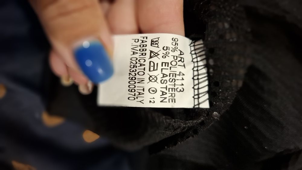 Body cekinowe czarne