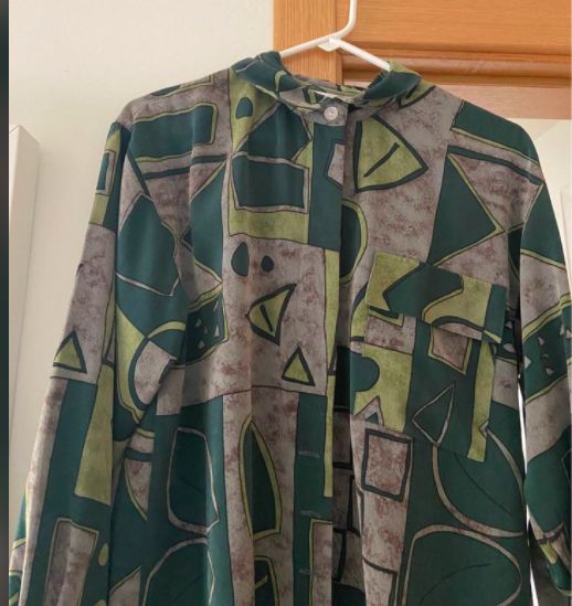 Camisa Verde Vintage